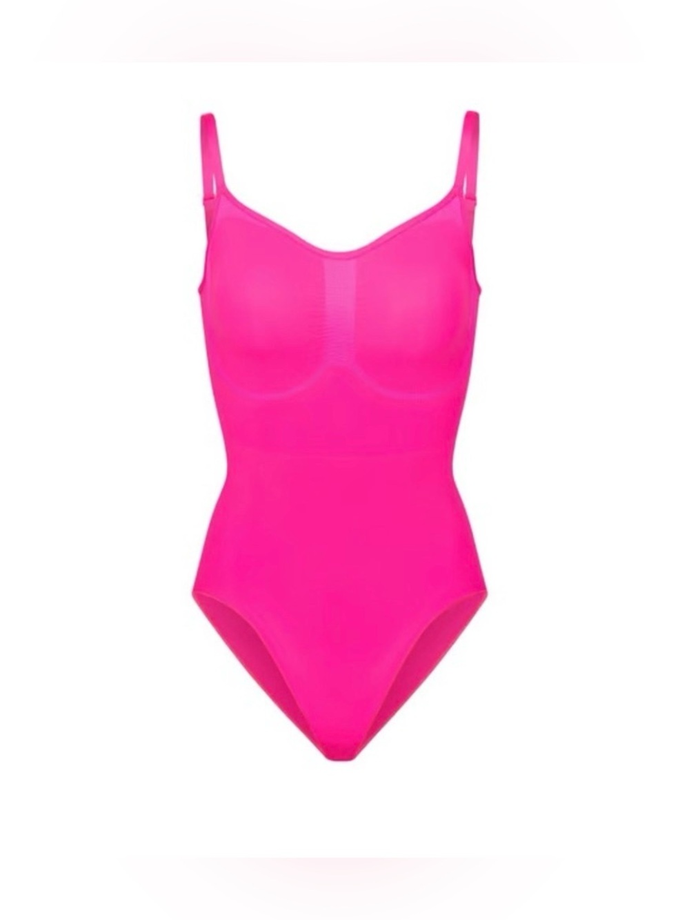 Skims Sculpt Full Brief Bodysuit | Flamingo Pink | S | Rare Limited Edition - Picture 4 of 7